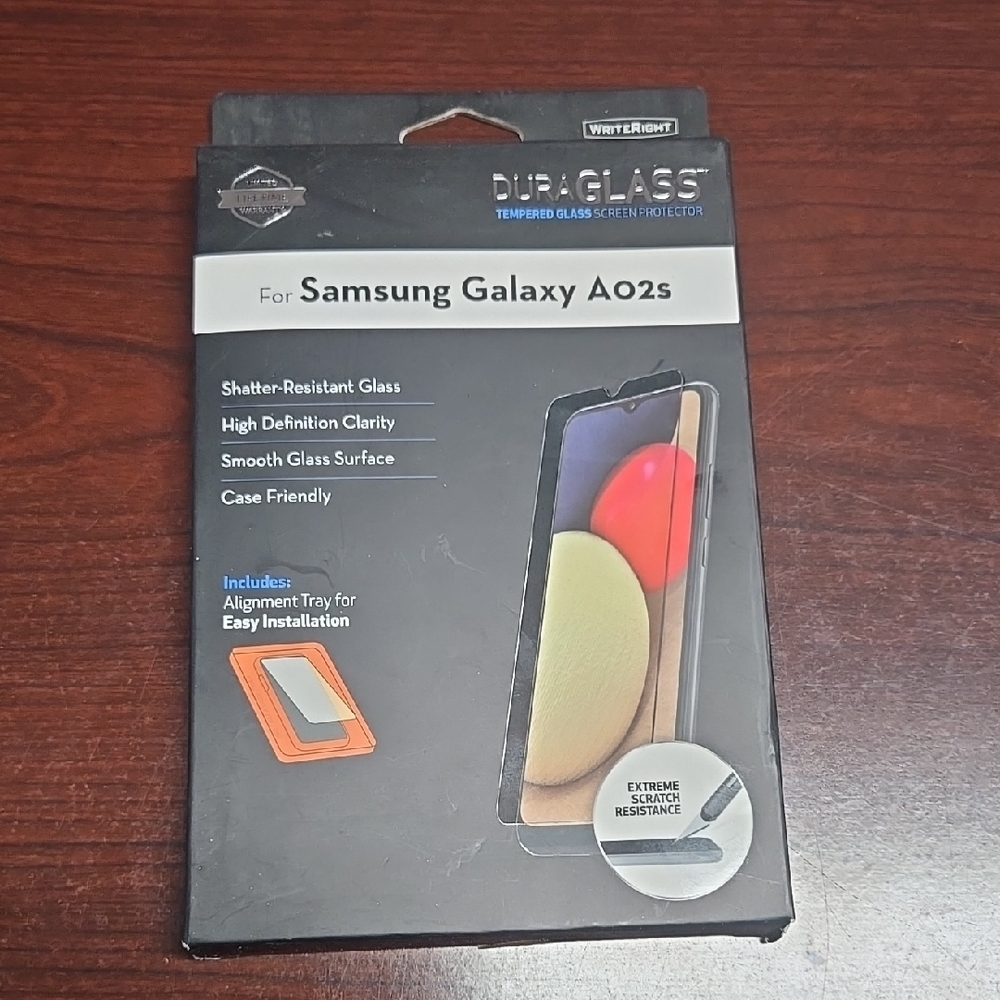 Black Screen Protector for Samsung Galaxy A02s